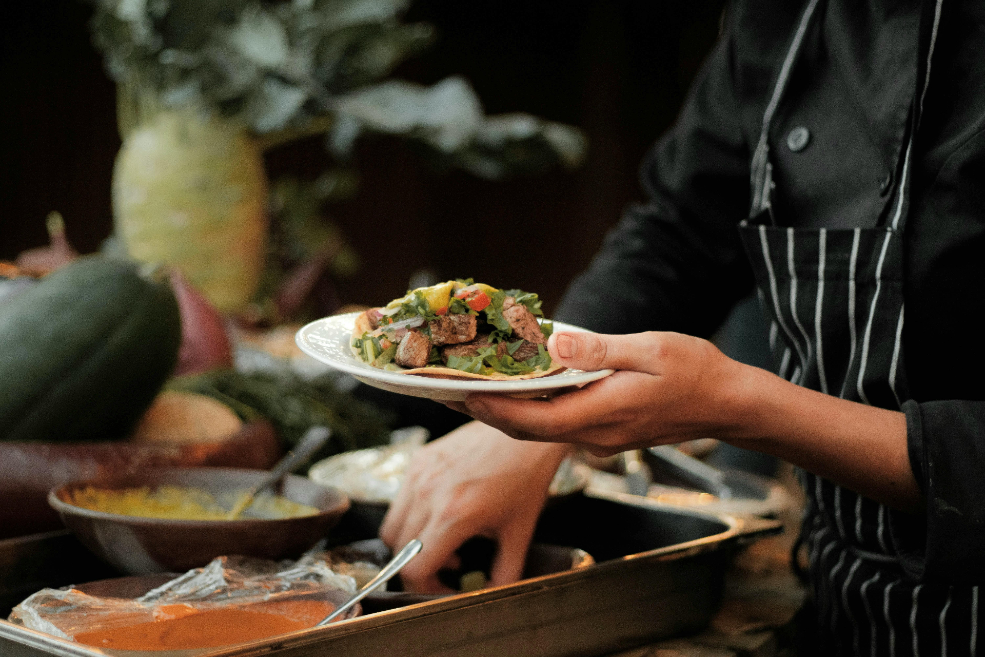 Private chef + shared meals